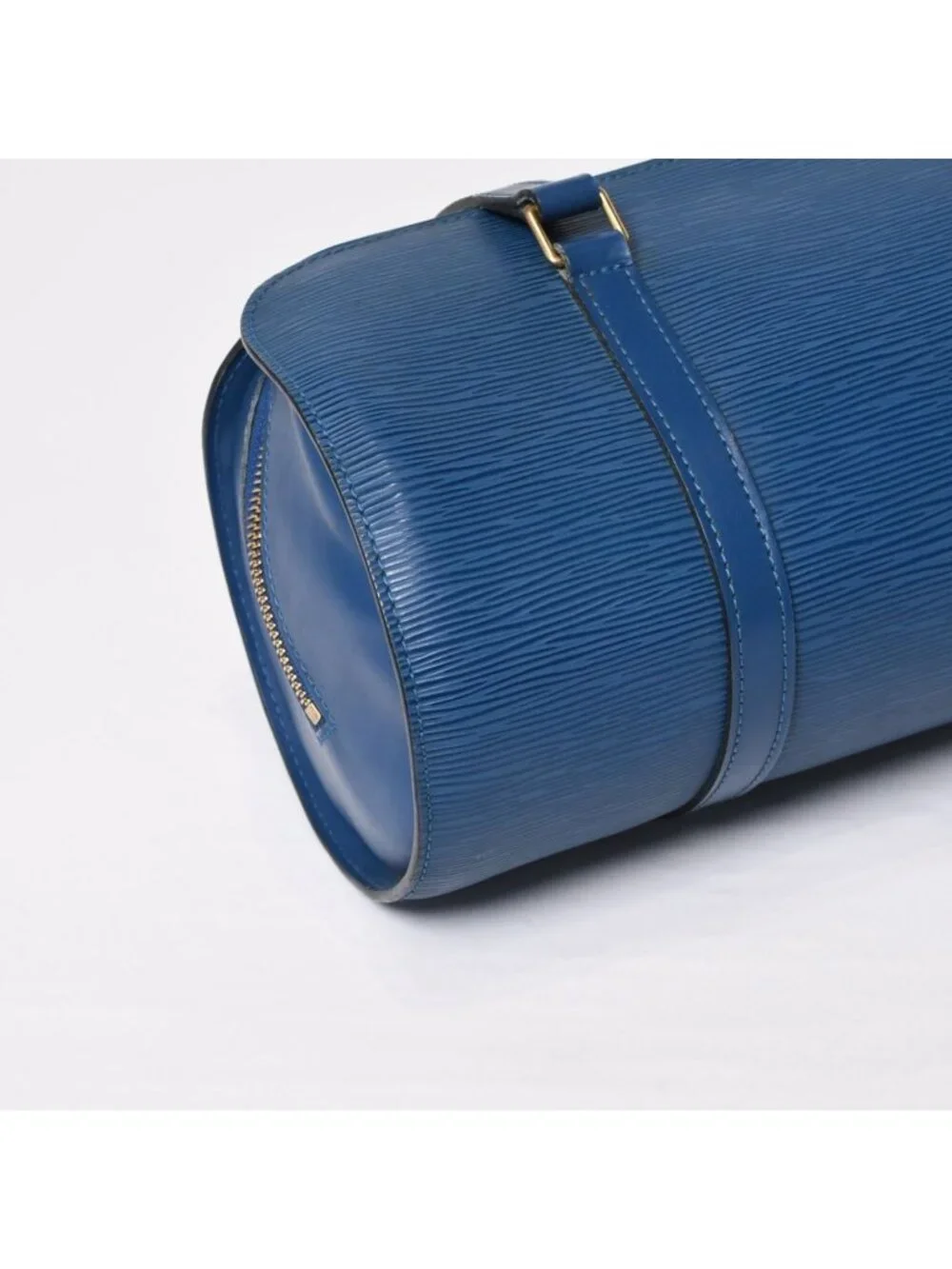Louis Vuitton Handbag Papillon Soufflot Epi Blue